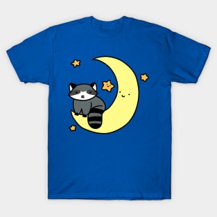 Crescent Moon Raccoon T-Shirt